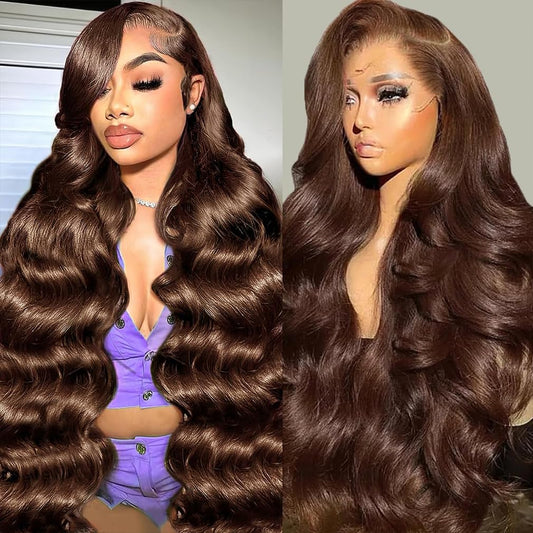 Ami Adore 13x6 Lace Front Chocolate Brown Body Wave Wig