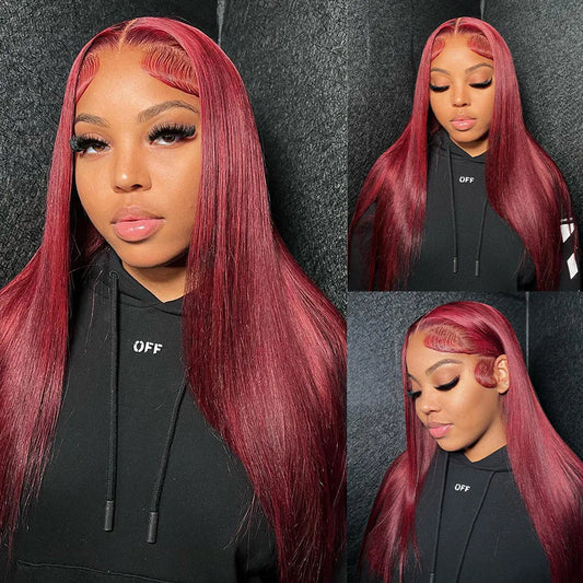 Ami Adore 13x6 HD Lace Front 99J Burgundy Wig
